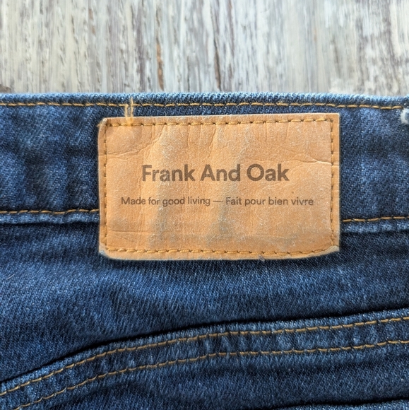 Frank And Oak The Joan Bootcut Jeans Dark Wash Womens 29 - Picture 11 of 11